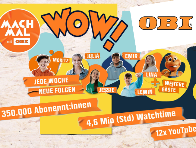 Mach mal mit OBI – Wie man auf YouTube die Generation Z & Alpha langfristig für sich begeistert